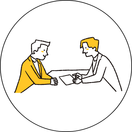 その場で実習または面接の予約が可能！